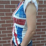 UK Punk Rock British Flag Shirt Size XS is being swapped online for free