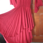 Red Pirate Bohemian Dress Fits XS - Medium is being swapped online for free