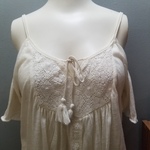 American Rag Cold Shoulder Peasants Top Sz S  is being swapped online for free