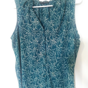 bANANA REPUBLIC TEAL BLOUSE is being swapped online for free