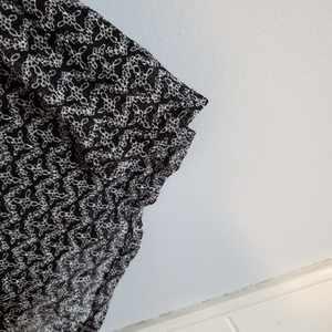 Black and white cute summer dress is being swapped online for free