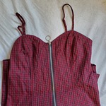 Red plaid dress is being swapped online for free