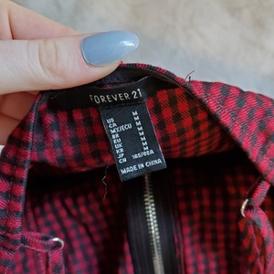 Red plaid dress is being swapped online for free