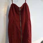 Red plaid dress is being swapped online for free