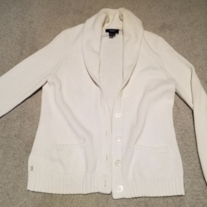 100% cotton women's cardigan by Chaps is being swapped online for free