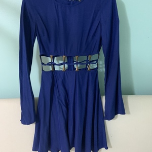 Forever 21 Blue Dress with Gold Embelishments is being swapped online for free