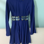Forever 21 Blue Dress with Gold Embelishments is being swapped online for free