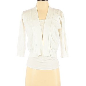 Ivory White Cropped Cardigan  is being swapped online for free