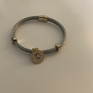 Silver and Gold C Charm Bracelet is being swapped online for free
