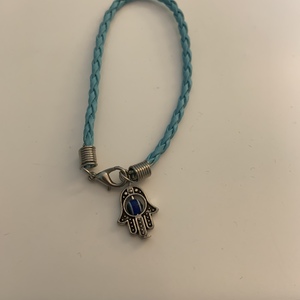 Turquoise Bracelet with Hamsa Pendant is being swapped online for free