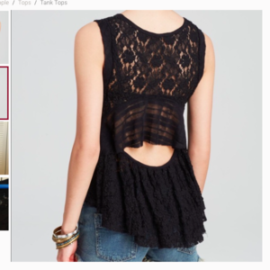 Free People Open-Back Lace Tank Top is being swapped online for free
