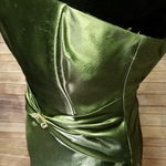 Green Jessica McClintock Dress Size 1/2 is being swapped online for free