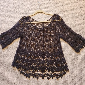 Crochet Lace Top Size S/M is being swapped online for free