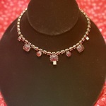 Vintage rhinestone necklace choker  is being swapped online for free