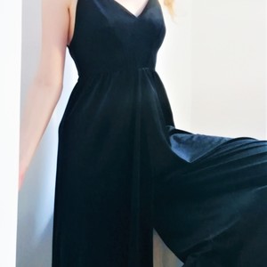 Black Velvet Urban Outfitters Jumpsuit that gives the impression of being a dress is being swapped online for free