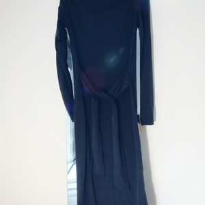 Bodycon blue long dress is being swapped online for free