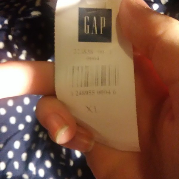 White pocadot dress  is being swapped online for free