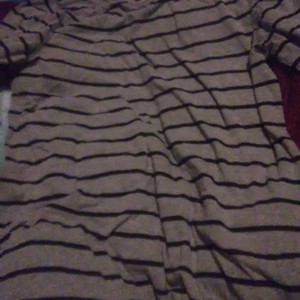  gray and black Zebra print long sleeve shirt is being swapped online for free