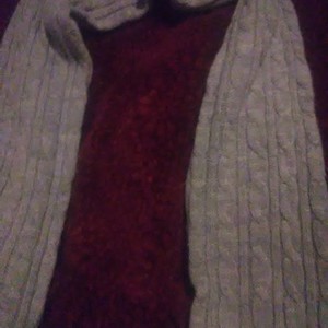 Grey scarf is being swapped online for free