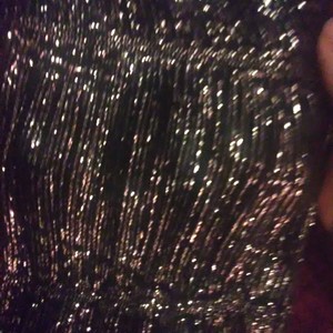 Black and silver scarf is being swapped online for free