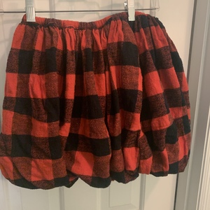 Plaid mini skirt  is being swapped online for free
