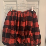 Plaid mini skirt  is being swapped online for free