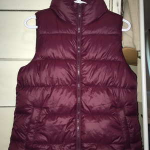 purple old navy vest is being swapped online for free