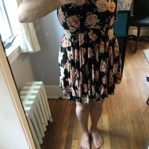 Black floral forever 21 sundress  is being swapped online for free