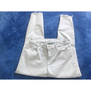 7 for all man kind lime green skinny jeans is being swapped online for free