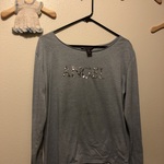 VS Angel bling long sleeve grey color  is being swapped online for free
