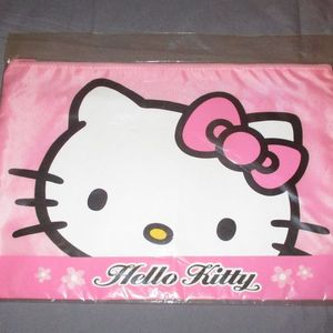 Super Cute Hello Kitty large storage or cosmetics bag (Brand New) is being swapped online for free
