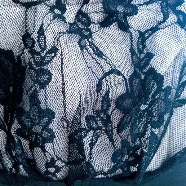 Short Black Lace strapless evening/cocktail dress is being swapped online for free