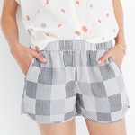 Madewell Striped Check Pull-On Shorts Women's Size Small is being swapped online for free