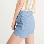 Madewell Chambray Pull-On Shorts Women's Size Small is being swapped online for free