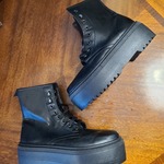 New! Asos black platform boots. 41/9 is being swapped online for free