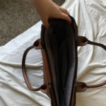 Large brown purse is being swapped online for free