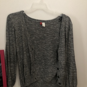 Charcoal Gray Cardigan by Divided size medium is being swapped online for free