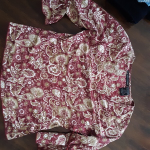 Red Paisley Floral Top is being swapped online for free
