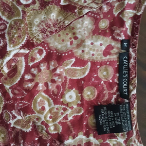 Red Paisley Floral Top is being swapped online for free