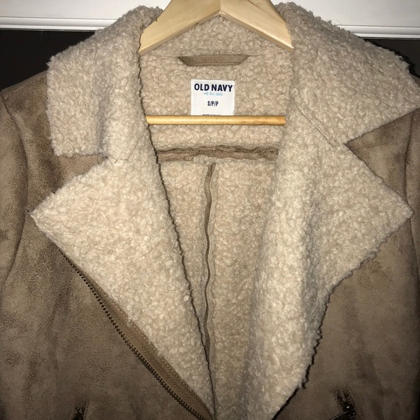 Light Brown Suede Coat / Jacket Old Navy  is being swapped online for free