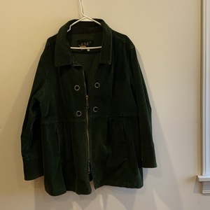 Green Corduroy Jacket is being swapped online for free