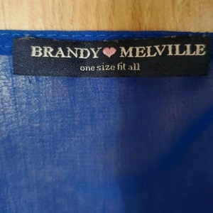 Brandy Melville Long Sleeve Cut Out Back Blouse is being swapped online for free