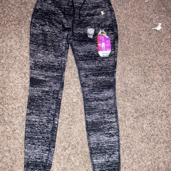 high waisted new with partial tags leggings  is being swapped online for free