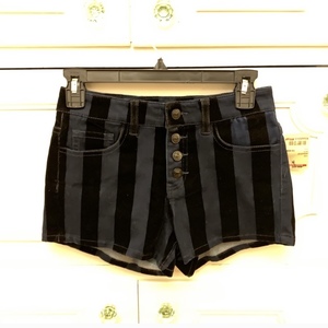 Size 3 NWT Delia’s Striped Velvet Shorts is being swapped online for free