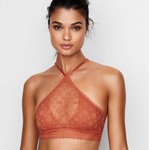 NWT Victoria's Secret High neck Lace Bralette Sz S is being swapped online for free