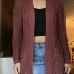 S Pink Rose Knit Cardigan is being swapped online for free
