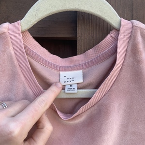 Pink Velvet Top is being swapped online for free