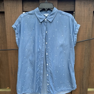 Blue Star Print Top is being swapped online for free