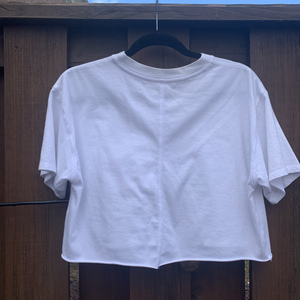 White Crop Top Med.  is being swapped online for free