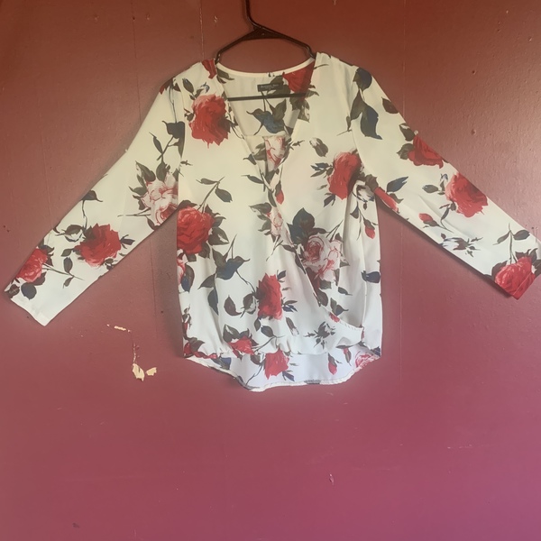 Cute dressy rose blouse  is being swapped online for free